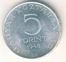 1948. 5Ft Ag "Petőfi" T:2