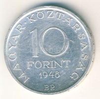 1948. 10Ft Ag "Széchenyi" T:2/2- ph.