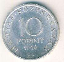 1948. 10Ft Ag "Széchenyi" T:2/2- ph.