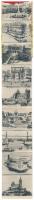 Marseille. Lady on the beach, humorous leporello with 10 mini pictures (EK)