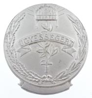 1944-1945. Mesterügyességi jelvény Al jelvény hátoldalán rögzítőpánttal (45mm) T:1- /  Hungary 1944-1945. General Qualification Badge Al badge with fastening strap on the back (45mm) C:AU Sallay 58.