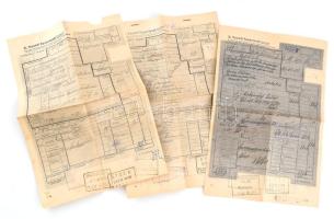 1957 Gyula, Kisiparosok Országos Szervezete 2 db tagsági könyve, bélyegekkel + Kisipari Szövetkezeti...