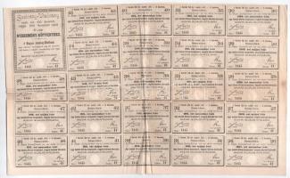 Budapest 1906. "A Magyar Jelzálog-Hitelbank Nyeremény-Kötvénye" 3%-os kötvény 200K-ról, sz...