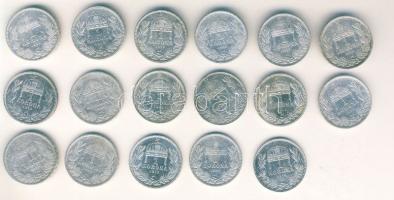 1893-1915. 1K Ag (17x) T:2,2/3,3