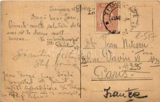 1924 Temesvár, Timisoara; Fabrica. Bulev. Regina Maria cu sinagoga isr. / Gyárváros. Liget út, Izrae...