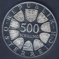 Ausztria 1986. 500Sch "Eugen von Savoyen herceg" T:exPP