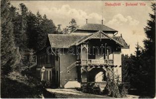 Stószfürdő, Stoósz-fürdő, Kúpele Stós; Budapest villa. Wlaszlovits Gusztáv kiadása 109. / villa (Rb)