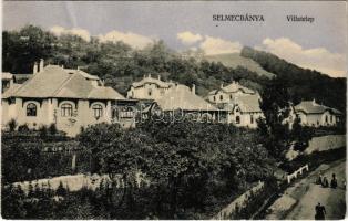 1911 Selmecbánya, Schemnitz, Banská Stiavnica; Villatelep. Joerges kiadása / villas (Rb)