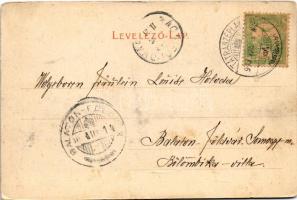 1903 Tátraszéplak, Tatranska Polianka, Westerheim (Magas Tátra, Vysoké Tatry); Széplak szálloda. F. ...