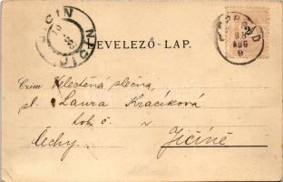 1898 (Vorläufer) Felka, Poprád-Felka, Velká pod Tatrou, Poprad-Velká (Tátra, Magas-Tátra, Vysoké Tat...