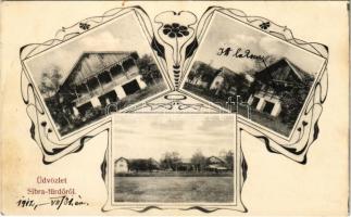 1912 Zsibrafürdő, Sibra, Sivabrada (Szepesváralja, Spisské Podhradie); gyógyfürdő, nyaralók / spa, villas. Art Nouveau (fl)