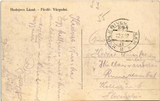 1927 Várgede, Várgedefürdő, Kúpele Hodejov, Hodejov; vendéglő pavilon / restaurant pavilion (EK)