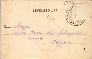 1904 Szántó, Santovka; Szántói savanyúvíz forrás, töltőház. Divald Károly kiadása / mineral water sp...