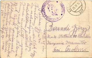 1916 Kovel, Kowel; Ul. Lucka / street view, shops (EK)