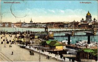 1912 Saint Petersburg, St. Petersbourg, Petrograd; Pont Nicolas / bridge (tear)