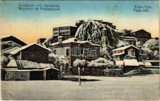 1918 Plovdiv, Philippople, Philippopolis; Tepe-Ati in winter