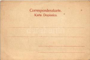 Sarajevo, Israel. Tempel, K.u.K. Corpscommando / zsinagóga / synagogue, K.u.K. military army headqua...