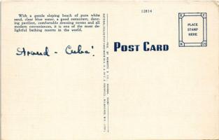 Havana, The Playa, beach, bathers (EK)