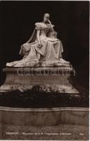 Territet, Monument de S. M. lImpératrice dAutriche / Kaiserin Elizabeth-Denkmal / Erzsébet királyné (Sisi) emlékmű Territetben (Svájc) / statue, monument of Empress Elisabeth of Austria in Territet (Switzerland)