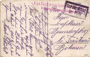 1918 Klagenfurt (Kärnten), Kaiser-Wilhelm-Platz / square, shops (EK)