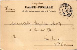 1904 Constantinople, Istanbul; Le pont de Galata (Karakeuy) / bridge. TCV card (EK)