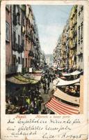 1901 Napoli, Naples; Mercato a basso porto / market (tears)