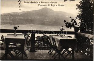Castel Gandolfo, Ristorante Marroni, Panorama del Lago e dintorni / restaurant terrace
