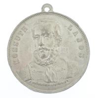 1894. Kossuth Lajos / Neked élni kell, ó hon! Dicső korszak lánglelkű alkotója született 1802. szept. 16 meghalt 1894. már 20. kétoldalas fém emlékmedál füllel (34mm) T:2 patina, ph /  Hungary 1894. Lajos Kossuth / You must live, Oh Homeland! The passionate Creator of a glorious era was born in September 16, 1802. died in March 20, 1894. two-sided metal commemorative medal with ear (34mm) C:XF patina, edge error