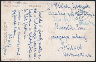 1918 Tábori posta képeslap "FP 572", 1918 Field postcard "FP 572"