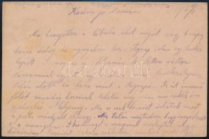 1916 Field postcard "Div. Telf. Abt. Nr. 61." + "TP 251" 1916 Tábori posta level...