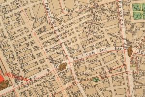 1913 Kogutowicz Budapest Székesfőváros térképe, 1:25.000, Magyar Földrajzi Intézet, kiadói, illusztr...