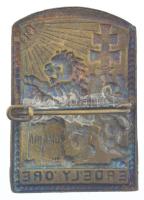 Osztrák-Magyar Monarchia 1916. "Erdély őre" bronz sapkajelvény (39x27mm) T:1- / Austro-Hun...