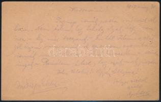 1917 Field postcard "K.u.k. Infanterieregiment" + "TP 427 a" 1917 Tábori posta l...