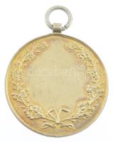 ~1900. kétoldalas, aranyozott Ag párbajtőr díjérem füllel (10,82g/0.900/29mm) T:AU,XF kopott aranyoz...