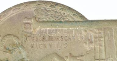 Osztrák-Magyar Monarchia 1916. "Kereskedelmi tengeralattjáró 1916" ezüstözött fém sapkajel...