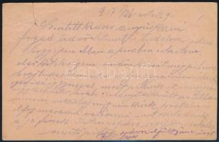 1917 Tábori posta levelezőlap "Wirtschafts-Amt der k.u.k. 2. Géb. Brig." + "FP 637 a&...