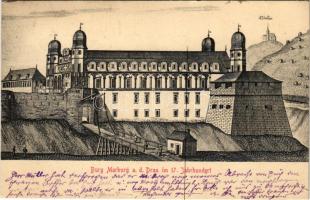 1924 Maribor, Marburg; Burg Marburg a. d. Drau im 17. Jahrhundert / castle in the 17th century
