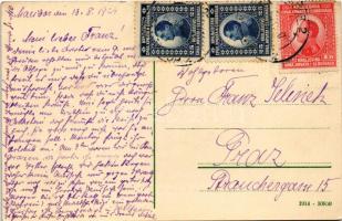 1924 Maribor, Marburg; Burg Marburg a. d. Drau im 17. Jahrhundert / castle in the 17th century