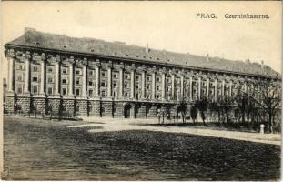 Praha, Prag, Prága, Prague; Czernin-Kaserne / K.u.K. military barracks (fl)