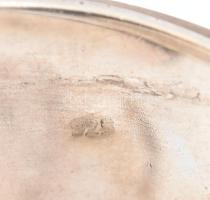 Ezüst(Ag) masszív gyűrű türkizzel, jelzett, méret: 56, bruttó: 13,3 g