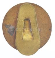 ~1930. Zománcozott bronz zsidó cserkész gomblyukjelvény (18mm) T:2 kis zománchiba / ~1930. Enamelled...