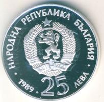 Bulgária 1989. 25L Ag "Olimpia-evezés" T:PP