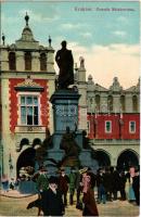 1908 Kraków, Krakkó, Krakau; Pomnik Mickiewicza / monument