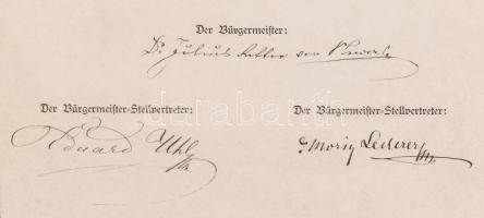 1879 Bécs város önkormányzati tanácsa (Der Gemeinderath der k. k. Reichshaupt- und Residenzstadt Wie...