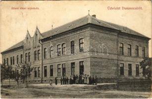 1906 Dunavecse, Állami elemi iskola. Horváth fényképész (EK)