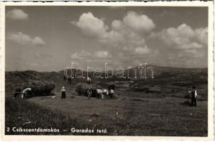 Csíkszentdomokos, Sandominic; Garados tető, erdélyi folklór / Transylvanian folklore