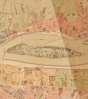 1903 Budapest székesfőváros térképe, rajzolta: Homolka József, kiadja: Eggenberger-féle könyvkereske...