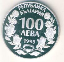 Bulgária 1993. 100L Ag "Labdarúgó VB" T:PP