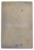 1920. "Kaposvári Turul Sportegylet" jelzetlen Ag sport emlékérem, hátoldalon "BERÁN N...