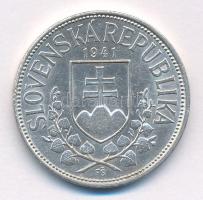 Szlovákia 1941. 20K Ag "Cirill és Metód" T:2 
Slovakia 1941. 20 Korun Ag "St. Kyrill...